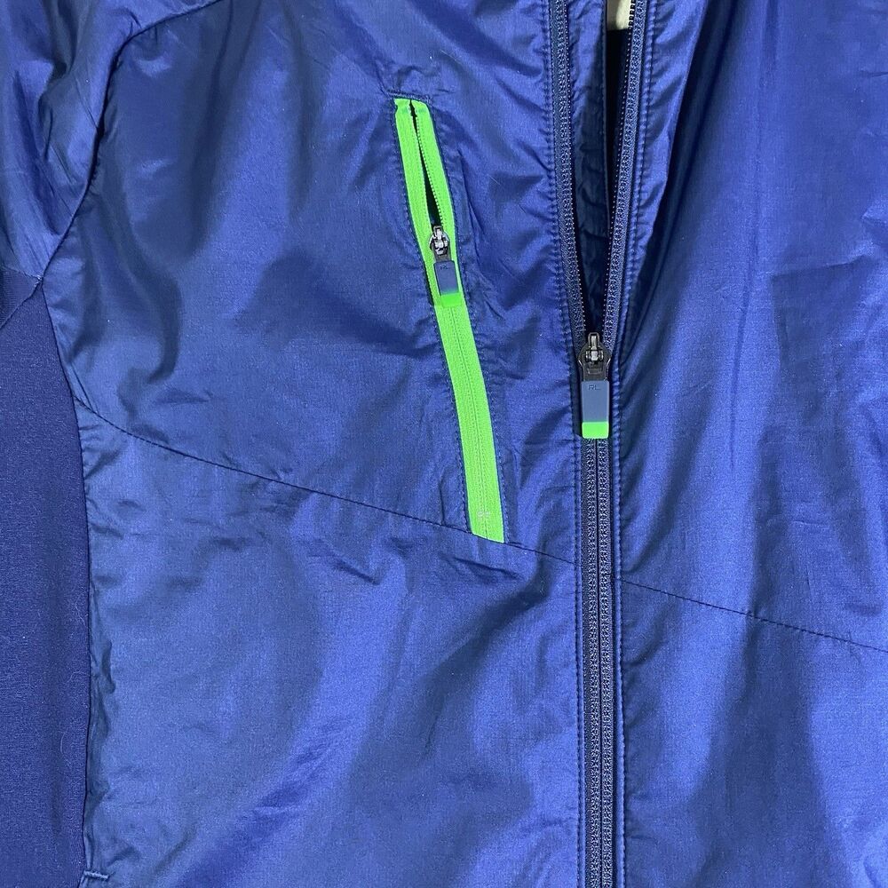 RALPH LAUREN POLO SPORT PERFORMANCE HYBRID JACKET BLUE MENS MEDIUM GOLF - Picture 3 of 14